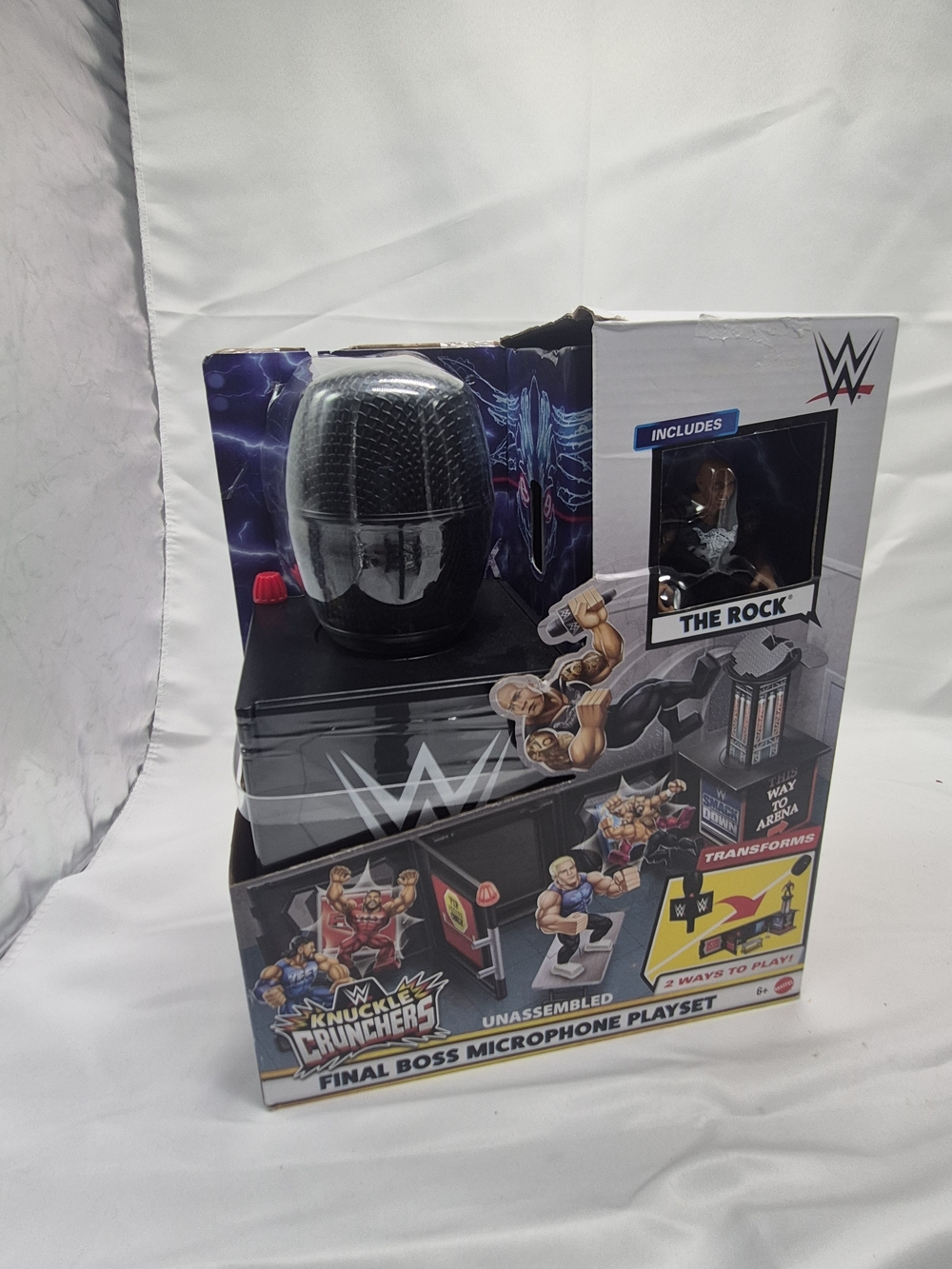 WWE Final Boss Microphone Playset - Black with Silver Accents